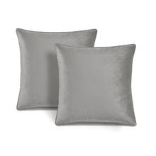 Carregar imagem no visualizador da galeria, Velvet Solid Decorative Pillow Cover 2-Pack Set
