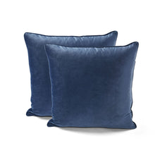 Load image into Gallery viewer, Velvet Solid Decorative Pillow Cover 2-Pack Set
