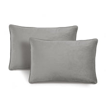 Load image into Gallery viewer, Velvet Solid Decorative Pillow Cover 2-Pack Set
