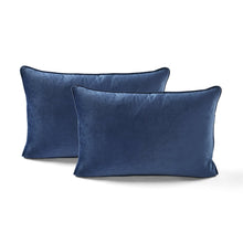 Load image into Gallery viewer, Velvet Solid Decorative Pillow Cover 2-Pack Set
