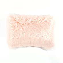 Cargar imagen en el visor de la galería, Mongolian Luca Soft Faux Fur Decorative Pillow Cover
