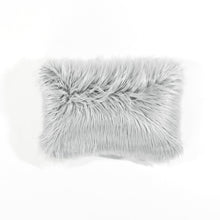 Cargar imagen en el visor de la galería, Mongolian Luca Soft Faux Fur Decorative Pillow Cover
