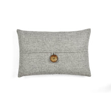 Load image into Gallery viewer, Linen Texture Woven Button Decorative Pillow Cover
