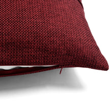 Load image into Gallery viewer, Linen Texture Woven Button Decorative Pillow Cover
