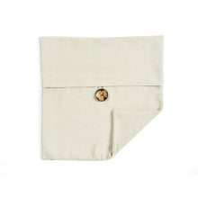 Cargar imagen en el visor de la galería, Linen Texture Woven Button Decorative Pillow Cover
