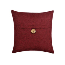 Load image into Gallery viewer, Linen Texture Woven Button Decorative Pillow Cover
