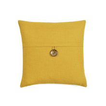 Load image into Gallery viewer, Linen Texture Woven Button Decorative Pillow Cover
