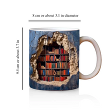 Carregar imagem no visualizador da galeria, 3D Bookshelf Mug
