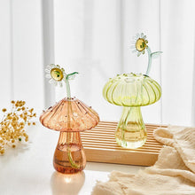 Cargar imagen en el visor de la galería, Vibrant Mushroom Glass Vases
