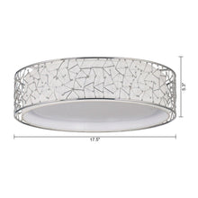 Cargar imagen en el visor de la galería, 18&quot; Modern LED Flush Mount Lighting
