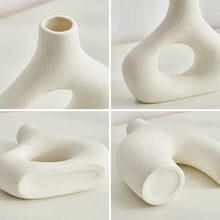 Load image into Gallery viewer, Hollow Ceramic Vase Set
