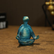 Load image into Gallery viewer, Yoga Turtle Statues
