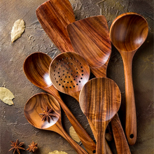 Cargar imagen en el visor de la galería, Wooden Utensils Set
