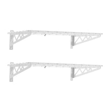 Load image into Gallery viewer, 18&quot; x 36&quot; Wall Shelves (Two Pack with Hooks)
