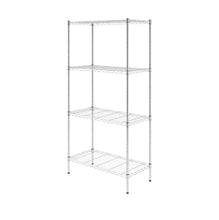 Load image into Gallery viewer, 18&quot; x 36&quot; x 72&quot; 4-Tier Wire Rack
