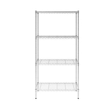 Load image into Gallery viewer, 18&quot; x 36&quot; x 72&quot; 4-Tier Wire Rack
