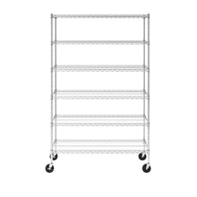 Load image into Gallery viewer, 18&quot; x 48&quot; x 72&quot; 6-Tier Wire Rack
