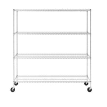 Load image into Gallery viewer, 18&quot; x 72&quot; x 72&quot; 4-Tier Wire Rack
