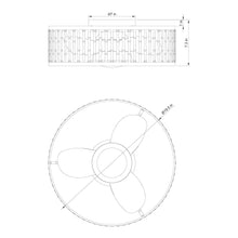 Load image into Gallery viewer, 20&quot; Farmhouse DC Motor Flush Mount Reversible Ceiling Fan with LED Lighting and Remote Control
