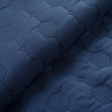 Cargar imagen en el visor de la galería, Hexagon Honeycomb Textured Cotton Quilt 3 Piece Set
