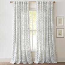 Load image into Gallery viewer, Doreen Delicate Floral Window Curtain Panel Set
