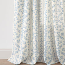 Carregar imagem no visualizador da galeria, Doreen Delicate Floral Window Curtain Panel Set
