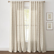 Load image into Gallery viewer, Doreen Delicate Floral Window Curtain Panel Set
