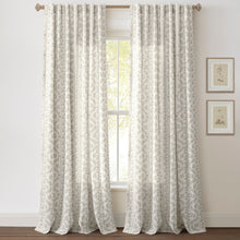 Load image into Gallery viewer, Doreen Delicate Floral Window Curtain Panel Set
