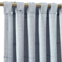 Cargar imagen en el visor de la galería, Boho Stripe Clip Jacquard Window Curtain Panel Set
