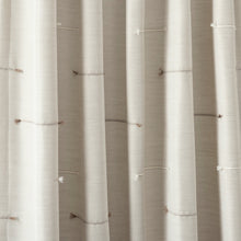 Cargar imagen en el visor de la galería, Boho Stripe Clip Jacquard Window Curtain Panel Set
