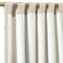 Cargar imagen en el visor de la galería, Boho Stripe Clip Jacquard Window Curtain Panel Set
