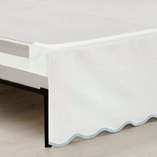 Load image into Gallery viewer, Coastal Chic Scalloped Edge Bed Skirt
