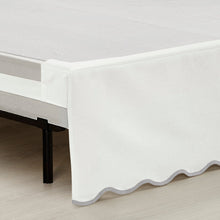 Cargar imagen en el visor de la galería, Coastal Chic Scalloped Edge Bed Skirt
