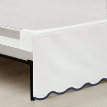 Cargar imagen en el visor de la galería, Coastal Chic Scalloped Edge Bed Skirt
