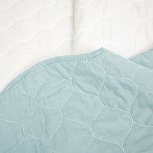 Load image into Gallery viewer, Coastal Chic Scalloped Edge Reversible Quilt 3 Piece Set
