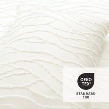 Cargar imagen en el visor de la galería, Jacquard Wave Duvet Cover 3 Piece Set
