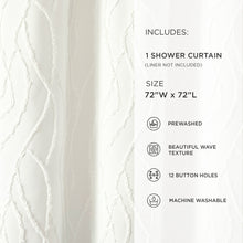 Carregar imagem no visualizador da galeria, Jacquard Wave Shower Curtain
