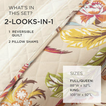 Cargar imagen en el visor de la galería, Dolores 3 Piece Quilt Set
