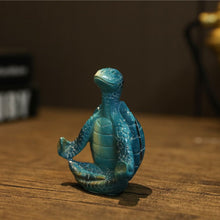 Load image into Gallery viewer, Yoga Turtle Statues
