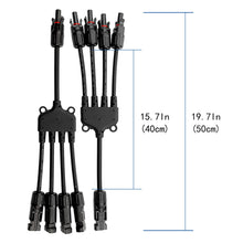 Cargar imagen en el visor de la galería, ACOPOWER 1 to 4 Solar Y Branch Connectors
