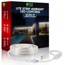 Carregar imagem no visualizador da galeria, 110V Soft and Warm Lite Strip LED Strip Light for Ambient Lighting - 180 Lumens/M
