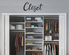 Carregar imagem no visualizador da galeria, Closet Metal Word Sign
