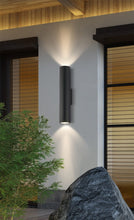 Carregar imagem no visualizador da galeria, MIRODEMI® Black Waterproof Outdoor Aluminum LED Wall lamp For Garden, Porch
