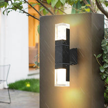 Carregar imagem no visualizador da galeria, MIRODEMI® Modern Black Outdoor Waterproof LED Wall Mounted Lamp For Villa, Porch
