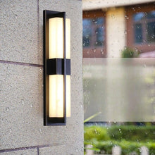 Cargar imagen en el visor de la galería, MIRODEMI® Modern Black/Copper Outdoor Waterproof LED Wall Sconce For Garden Porch
