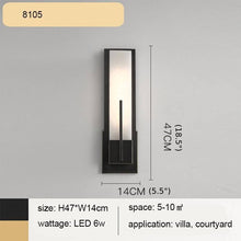 Load image into Gallery viewer, MIRODEMI® Modern Black/Gold Copper Outdoor Waterproof LED Wall Lamp For Garden, Porch
