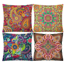 Carregar imagem no visualizador da galeria, Colorful Bohemian Cushion Cover
