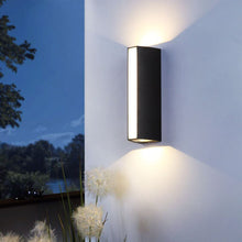 Carregar imagem no visualizador da galeria, MIRODEMI® Modern Black Outdoor Waterproof Aluminum LED Wall Lamps For Porch, Garden
