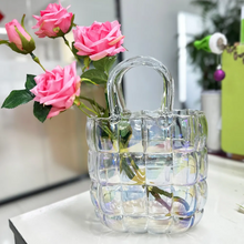 Load image into Gallery viewer, Glamour Glass Handbag Vase
