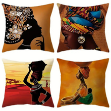 Cargar imagen en el visor de la galería, African Women Cushion Cover
